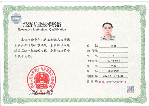 中級經(jīng)濟師