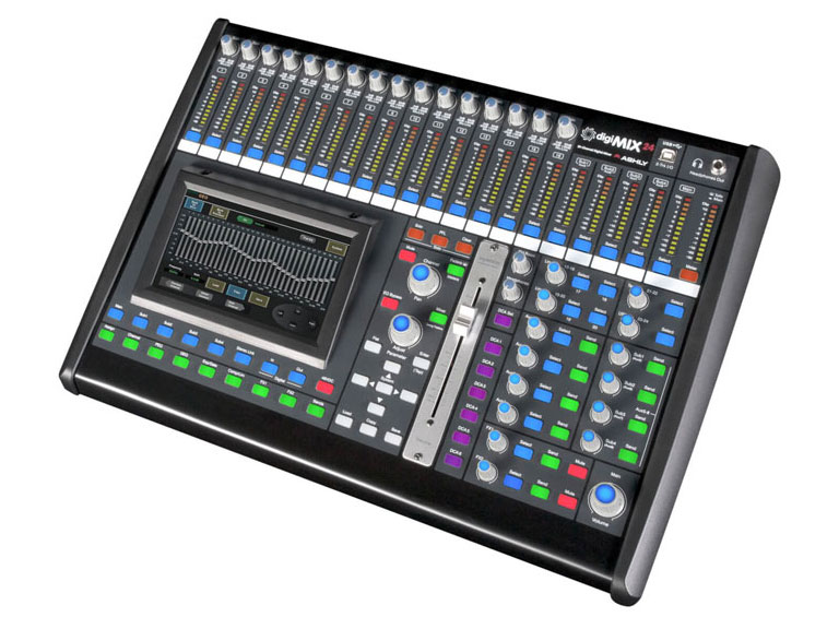 ASHLY雅士尼24通道數(shù)字調(diào)音臺digiMIX24